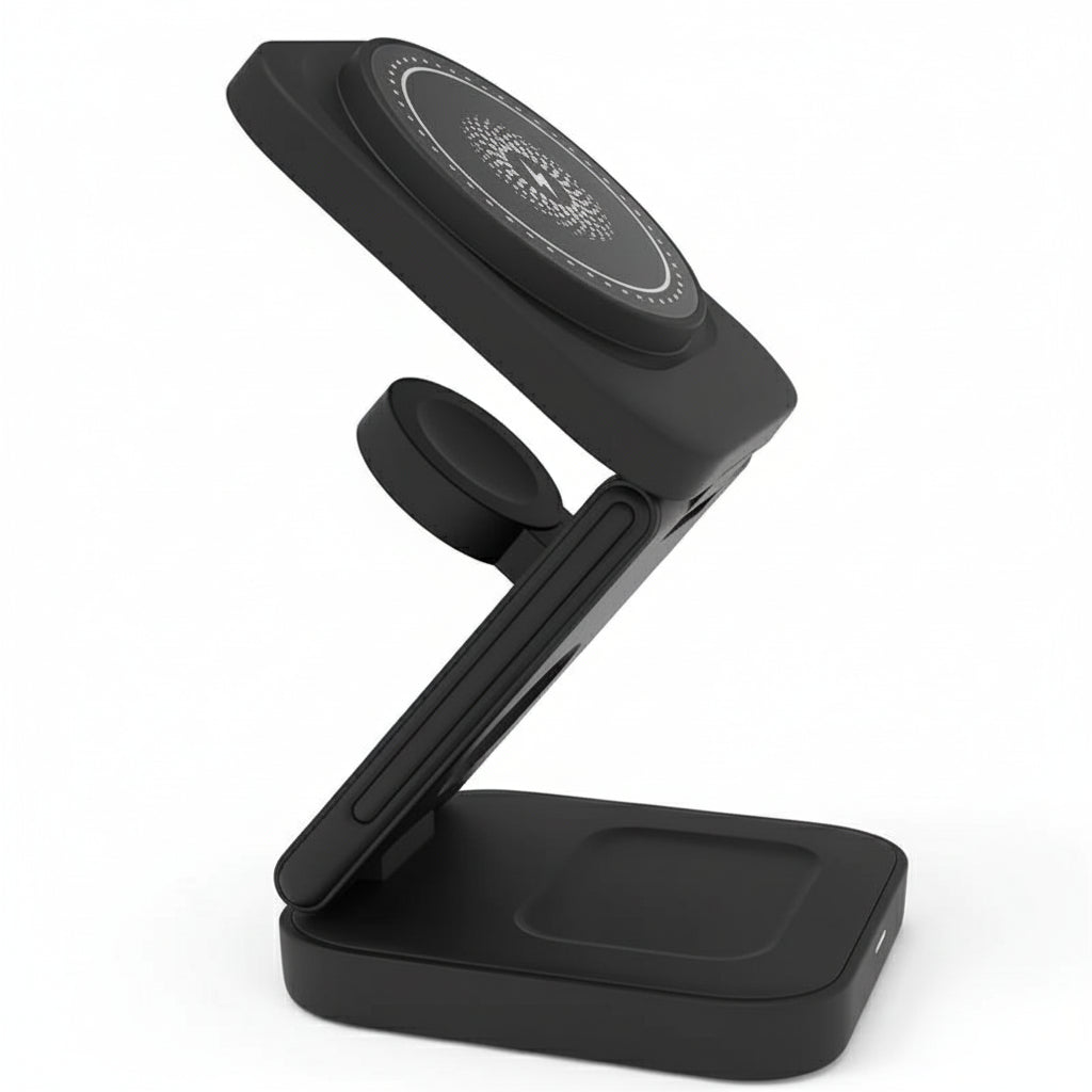 Foldable 15W 3-IN-1 Wireless Charging Station