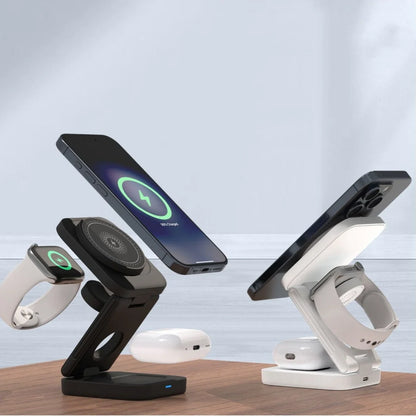 Foldable 15W 3-IN-1 Wireless Charging Station